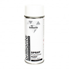 Spray Vopsea Brilliante, Alb Pur Lucios, 400ml