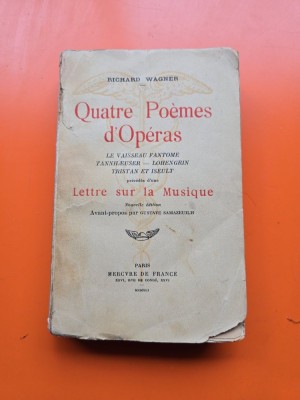 Quatre Po&amp;egrave;mes d Op&amp;eacute;ras - Richard Wagner foto