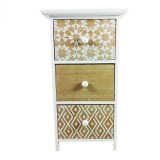 Cumpara ieftin Cutie Bijuterii Lemn Natur Watchbox, 5 Sertare, 15x9x12.5cm, Caseta Depozitare Bijuterii Neagra