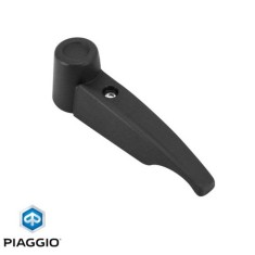 Capac dreapta furca original Piaggio MP3 310 HPE (22) - MP3 400 HPE (22-24) - MP3 530 HPE (22-27) - culoare: negru