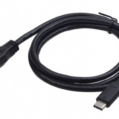 Cablu USB3.0 B micro mufa - USB type C mufa 1m negru GEMBIRD CCP-USB3-MBMCM-1M