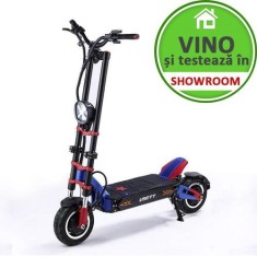 Trotineta electrica VSETT 11+ Pro, Baterie LG 60V/42Ah, Autonomie 130-220Km, Viteza 85 Km/h, Motor 2 x 1400W, Roti pneumatice 11inch (Albastru) foto