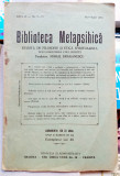 Biblioteca Metapsihica Anul II Numerele 9-10 Mai - Iunie 1935