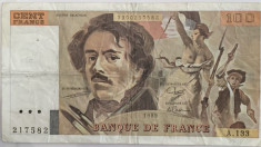 FRANTA 100 FRANCS/FRANCI 1989 foto