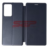 Husa Flip Cover Samsung Galaxy Note 20 Ultra, Midnight Blue, Protectie 360