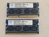 Kit memorie RAM laptop Nanya 8GB (2X4GB) 2Rx8 PC3-12800S DDR3 CL11, 1.35V