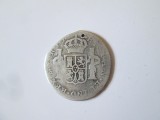 Cumpara ieftin Rara! Peru 2 Reales 1795 Lima IJ Carol IIII argint 900,diametrul=27 mm,greutate=6,12 grame