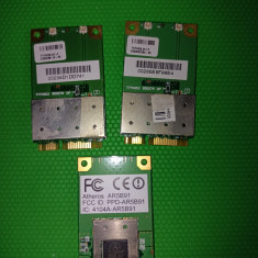 Placa de rețea mini PCI express 802.11b/g/n Atheros AR5B91