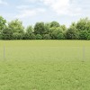 Piloni pentru &icirc;ngrădire vidaXL 11 buc U-Channel 40 cm Oțel galvanizat, &Icirc;ngrădire vidaXL hexagonală 0.4x25 m Oțel galvanizat