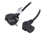 Cablu Alimentare Schuko 3m 10A 250V Negru