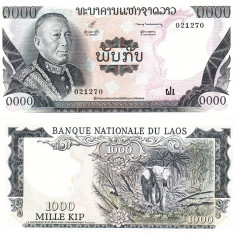 Laos 1 000 1000 Kip 1974 P-18 UNC