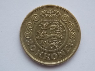 20 KRONER 1990 DANEMARCA foto