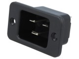 Conector Alimentare AC Tată 16A 250V IEC 60320