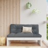 Gossi canapea de mijloc, 120x80 cm, alb, lemn masiv de pin