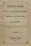 Statutul Bisericii Ortodoxe Rom&acirc;ne, Sibiu, 1914