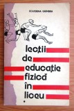 lectii de educatie fizica in liceu de ecaterina ghimbra