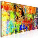 Cumpara ieftin Tablou - Colourful Abstraction (1 Part) Narrow 120x40 cm