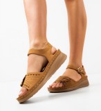 Cumpara ieftin Sandale dama Ksenia Camel