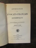 ANTHOLOGIE DES AVOCATS FRANCAIS CONTEMPORAINES-F.PAYEN