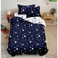 Lenjerie De Pat Var Xf033, Bumbac, 4 Piese, Fara Elastic,