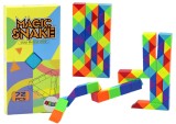 Joc educativ Sarpe Magic, 117cm, 72 piese, multicolor, Lean 17926
