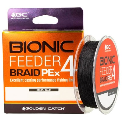 Fir Textil Golden Catch Bionic Feeder PE X4 Black 150m, 0.128mm, 5kg foto