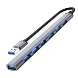 Hub USB3.0 la 7 porturi usb 3.0, Active, adaptor/ multiplicator, 5 GB/S, cablu 15cm