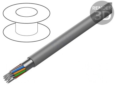 Cablu RS232 20x24AWG Ecranat PVC Crom foto