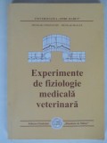 EXPERIMENTE DE FIZIOLOGIE MEDICALA VETERINARA - NICOLAE CONSTANTIN