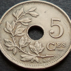 Moneda istorica 5 CENTIMES - BELGIA, anul 1928 * cod 3002 A