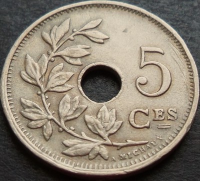 Moneda istorica 5 CENTIMES - BELGIA, anul 1928 * cod 3002 A foto