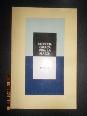 Filosofia greaca pana la Platon. Indici foto