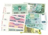 Lot bancnote străine, cu unele dubluri