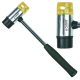 Ciocan cauciuc si plastic, negru - galben, 250 mm, 360 g