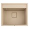 Chiuveta de bucatarie Elefant Premium SHERLIT, Safari 600x500 mm Innovative ReliableTools