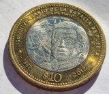 277. Moneda Mexic 10 pesos 2012 (150th anniversary of the Battle of Puebla), America Centrala si de Sud