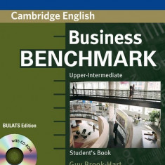 Business Benchmark Upper Intermediate Student's Book With Cd Rom Bulats Edition | Guy Brook-Hart
