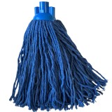 Mop albastru din bumbac, 250g