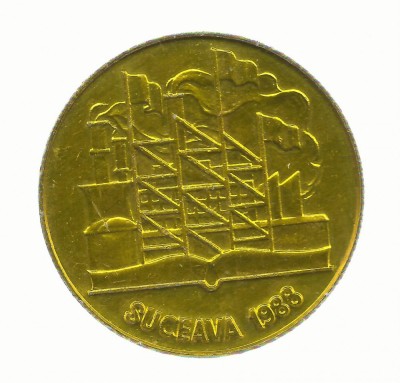 AMS# - MEDALIE SUCEAVA 1388 - 1988, 600 DE ANI DE LA INFIINTAREA LOCALITATII foto