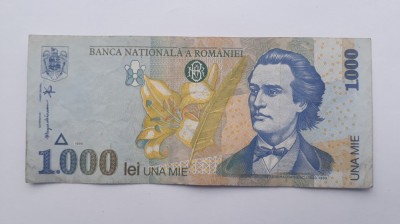 1000 lei 1998 Romania bancnota / 2074615 foto