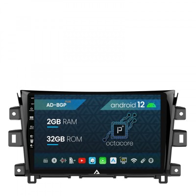 Navigatie Nissan Navara (2015+), Android 12, P-Octacore 2GB RAM + 32GB ROM, 10.1 Inch - AD-BGP10002+AD-BGRKIT163 foto