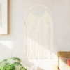 VidaXL Cuier de perete din macrame, 40x80, bumbac