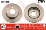 Disc frana SUZUKI ALTO (HA24) (2004 - 2009) TRW DF4315