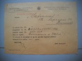 HOPCT DOCUMENT VECHI 307 MINISTERUL INDUSTRIEI COMERT EXTERIOR /BUCURESTI 1936, Documente