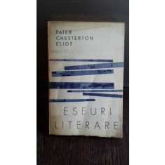 ESEURI LITERARARE - PATER CHESTERTON ELIOT
