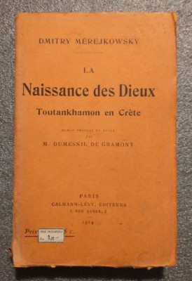 Dmitry Merejkowsky - La naissance des dieux: Toutankhamon en Crete (1924) foto
