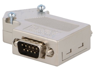 Conector D-Sub 9 PIN, unghi 55&amp;deg; foto
