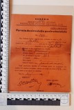 Permis bicicleta regalist, Cluj, 1930, rar
