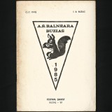 Cumpara ieftin FESTIVAL ȘAHIST - ȘAH A. S. BALNEARA BUZIAȘ 1987 FANION VEVERIȚĂ - O.J.T. TIMIȘ