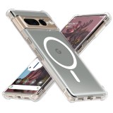 Husa Google Pixel 7 Pro Techsuit Shockproof Clear Silicone MagSafe, transparenta